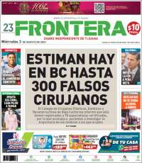 Portada de Frontera (México)