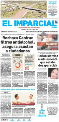 Portada de El Imparcial (México)