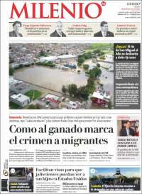 Portada de Milenio - Jalisco (México)