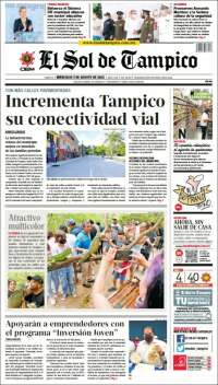 Portada de El Sol de Tampico (México)