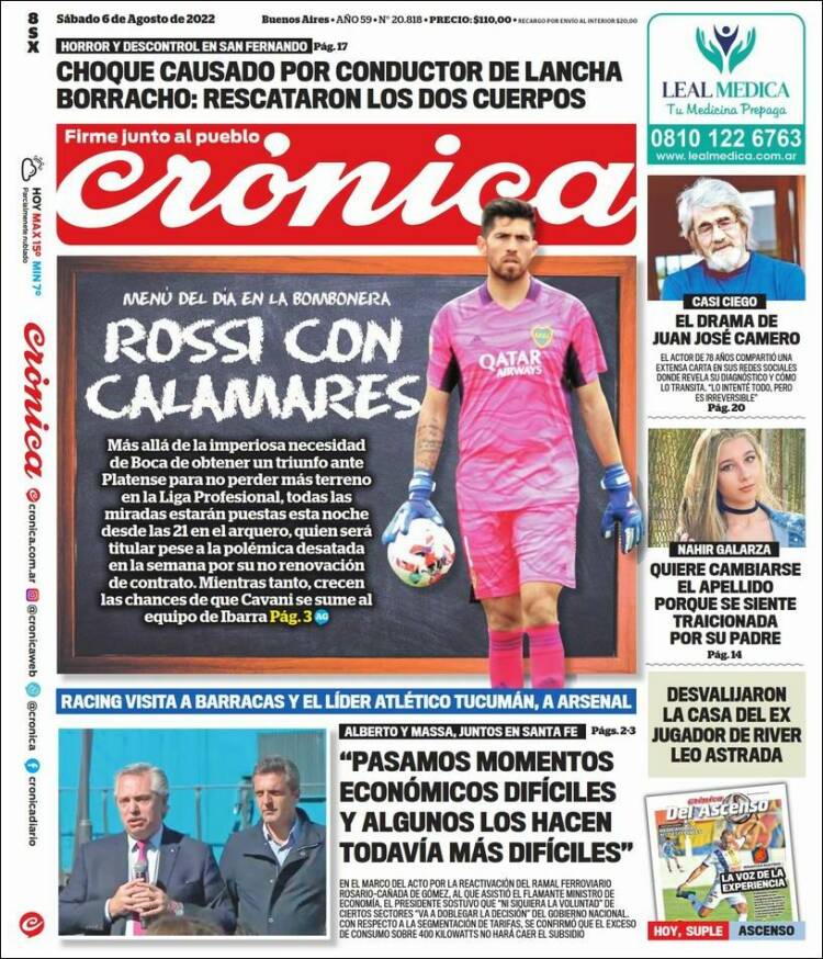 Portada de La Voz del Chaco (Argentina)