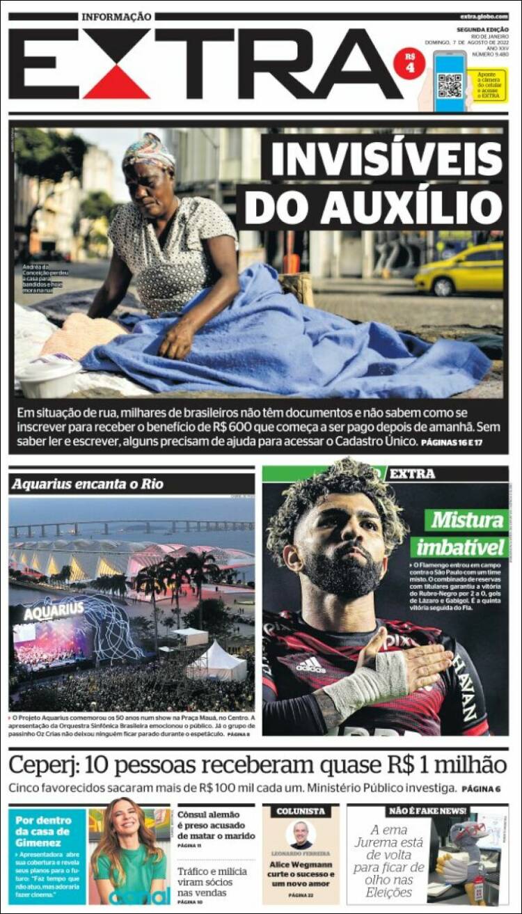 Portada de Extra (Brasil)