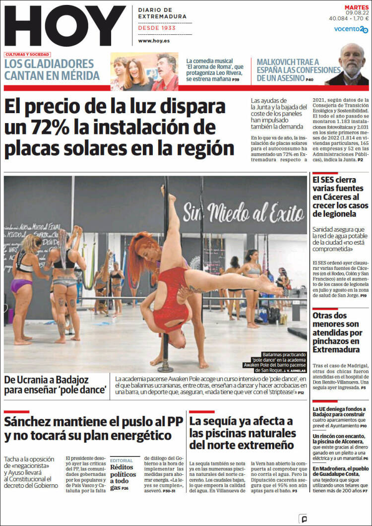 Portada de Hoy - Badajoz (España)