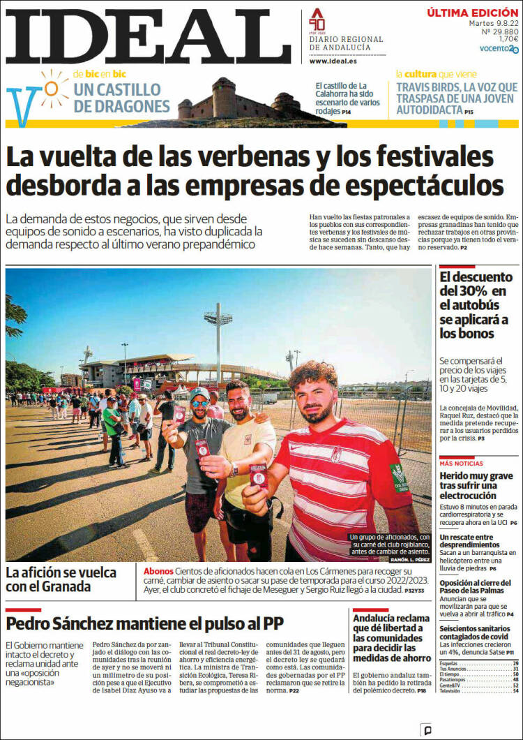 Portada de Ideal (España)
