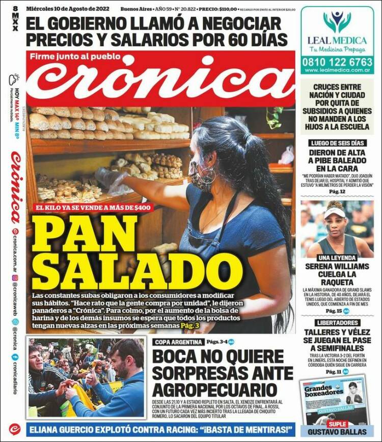 Portada de La Voz del Chaco (Argentina)