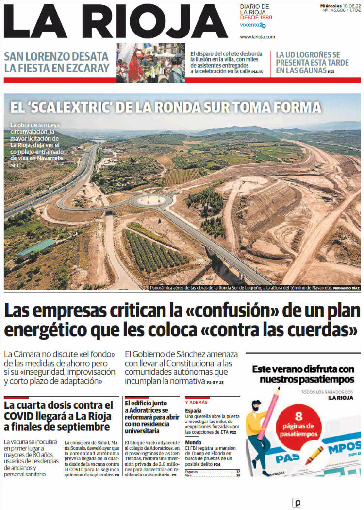 Portada de La Rioja (España)