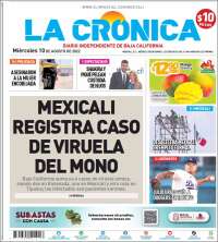 Portada de La Crónica de Baja California (México)