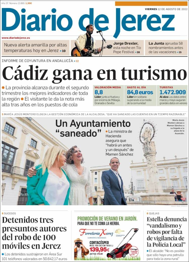 Portada de Diario de Jerez (España)