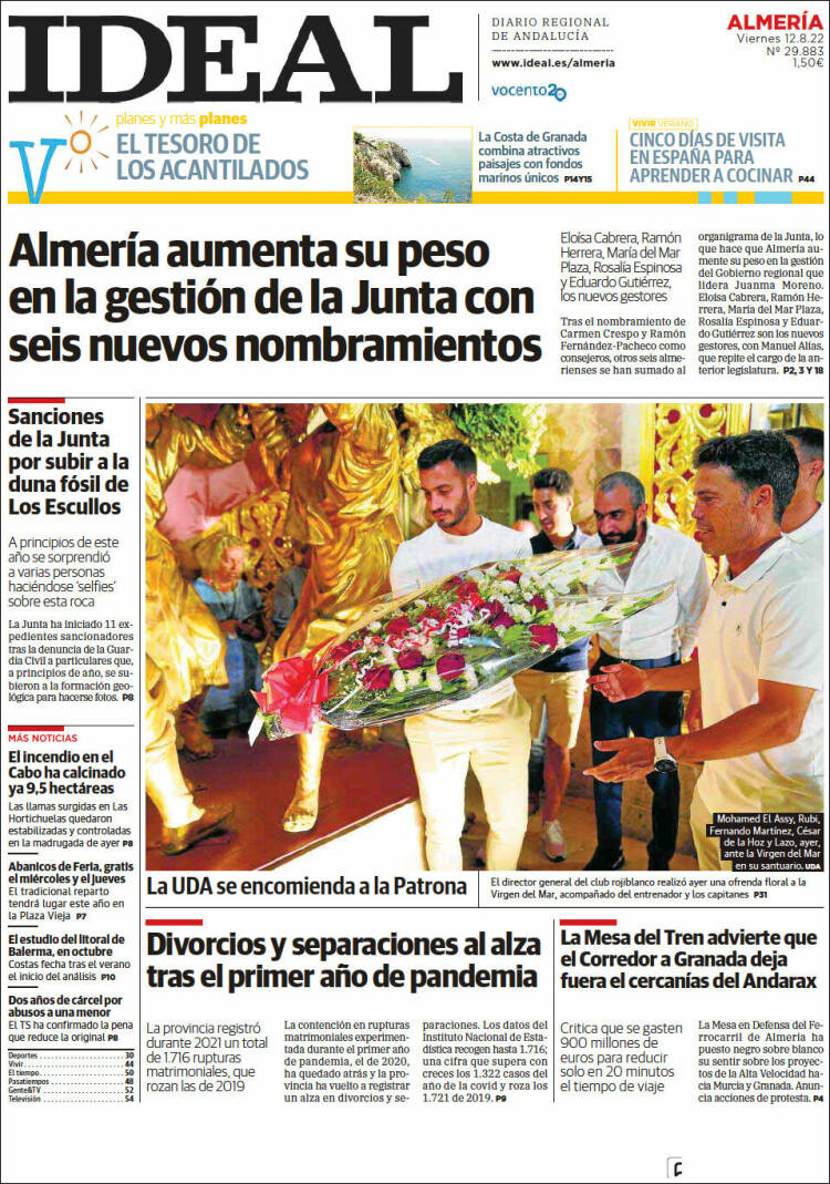Portada de Ideal Almeria (España)
