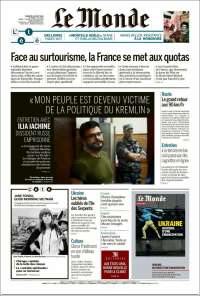 Portada de Le Monde (Francia)