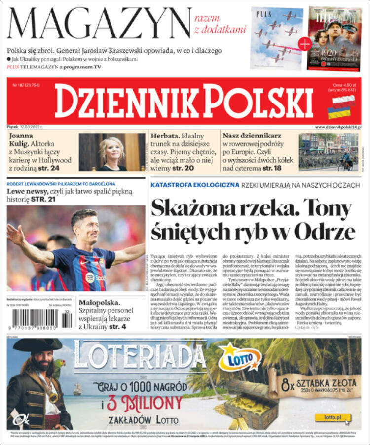 Portada de Dziennik (Polonia)