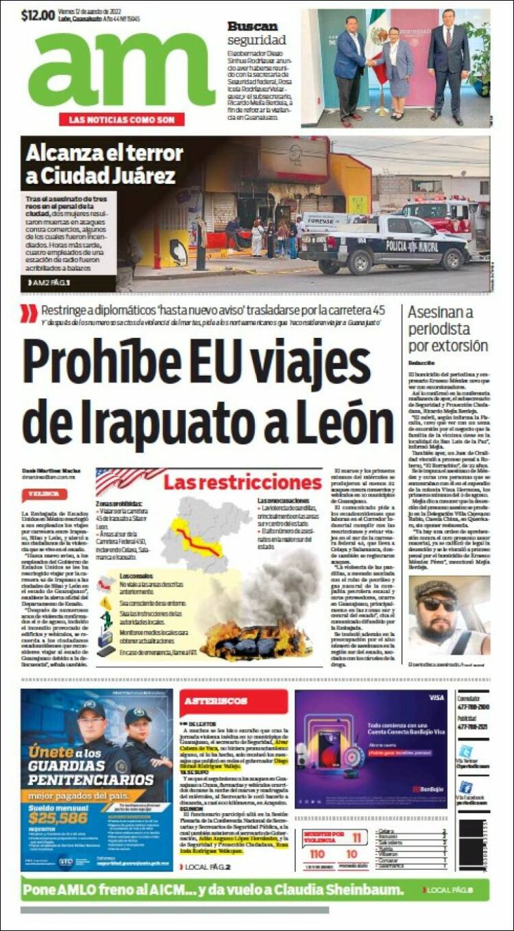 Portada de Al Día A.M. (Mexico)