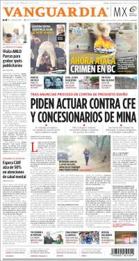 Portada de Vanguardia (México)