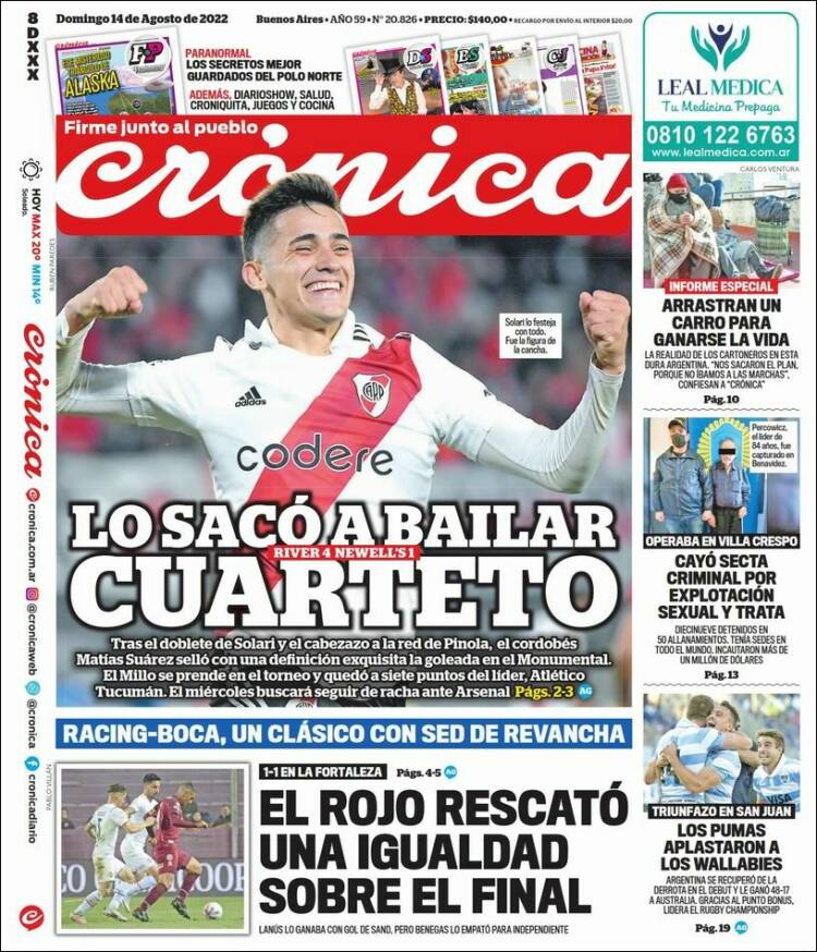 Portada de La Voz del Chaco (Argentina)