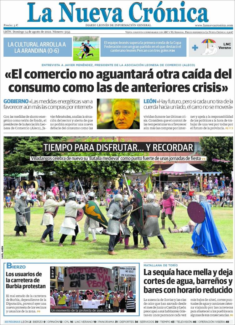 Portada de La Nueva Crónica (Espa&ntilde;a)