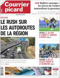 Portada de Courrier Picard (Francia)