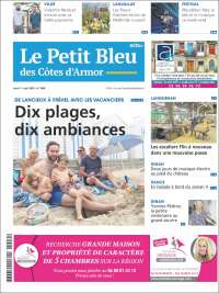 Portada de Le Petit Bleu (Francia)