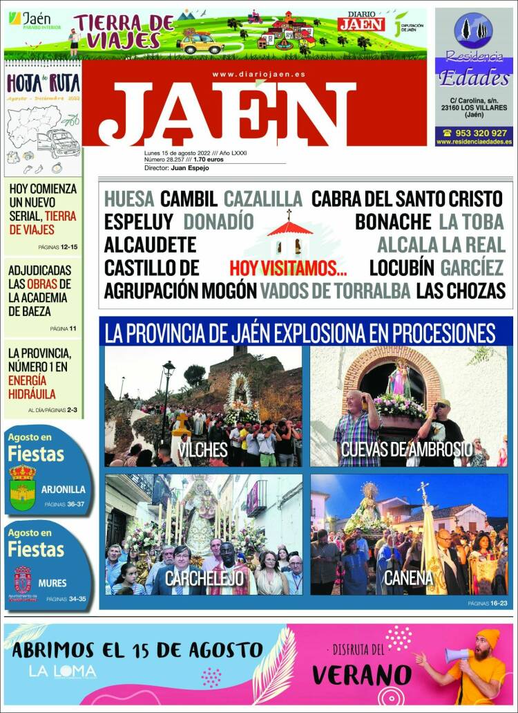 Portada de Diario Jaén (Espa&ntilde;a)