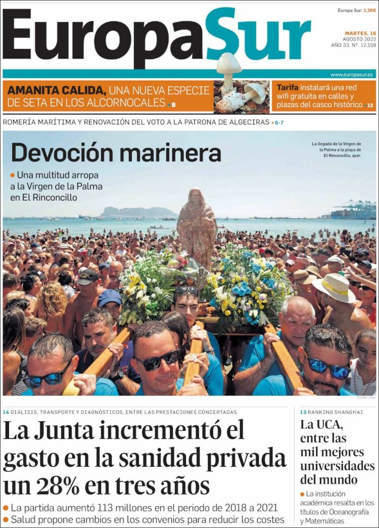Portada de Europa Sur (Espa&ntilde;a)