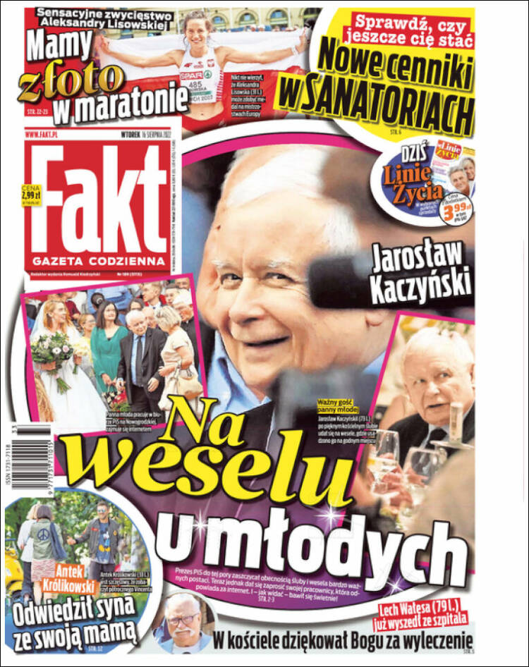 Portada de Fakt (Polonia)