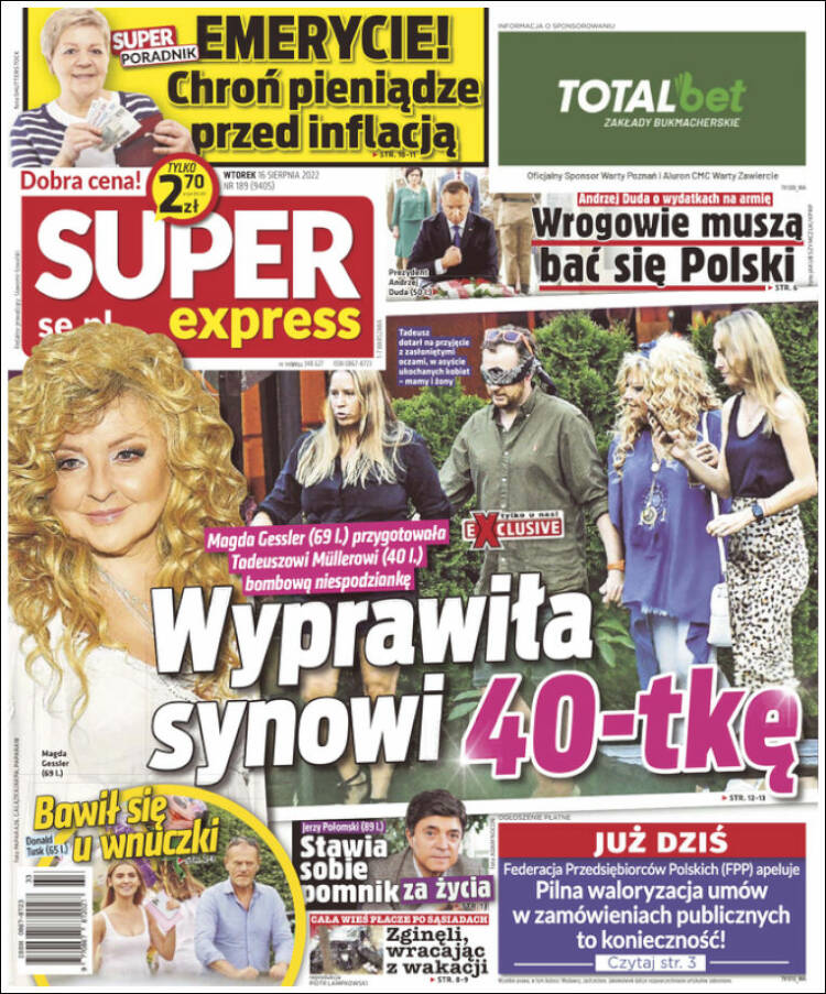 Portada de Super Express (Polonia)
