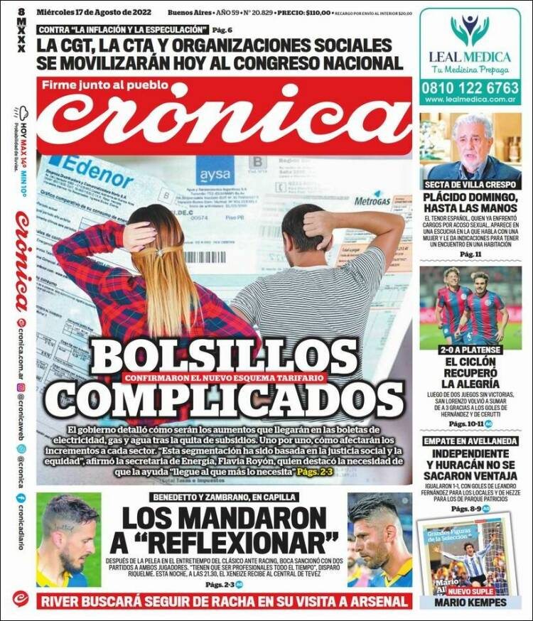 Portada de La Voz del Chaco (Argentina)