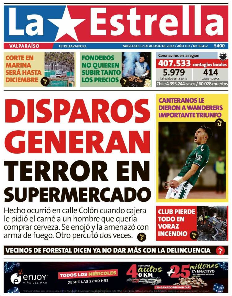 Portada de Estrella de Valparaiso (Chile)