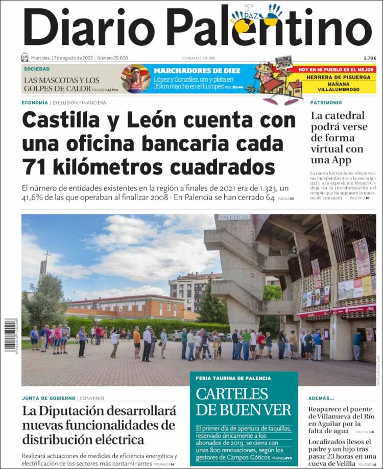 Portada de Diario Palentino (España)