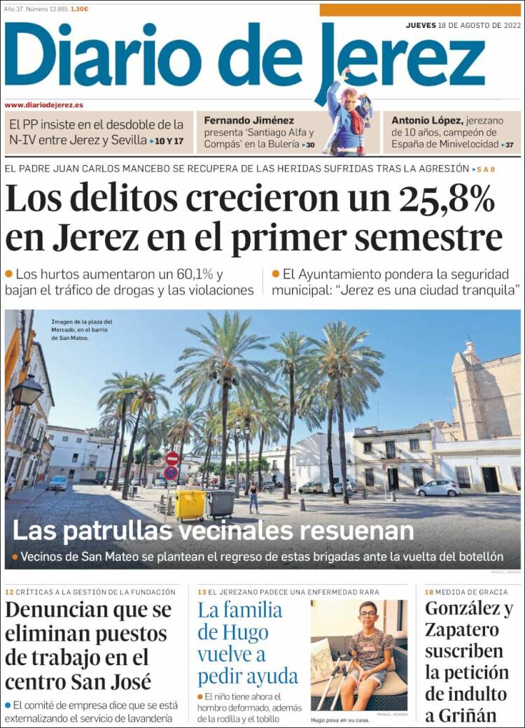 Portada de Diario de Jerez (Espa&ntilde;a)