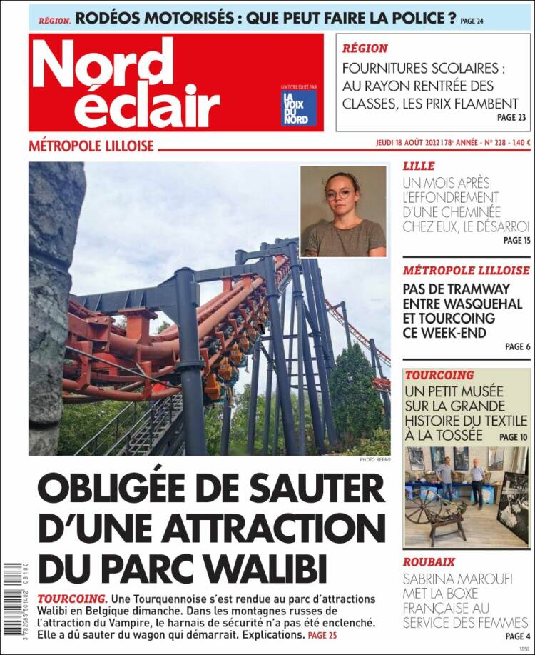 Portada de Nord Éclair (Francia)