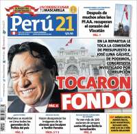 Portada de Perú 21 (Perú)