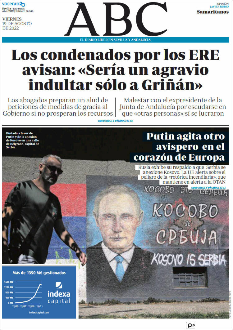 Portada de ABC - Sevilla (España)
