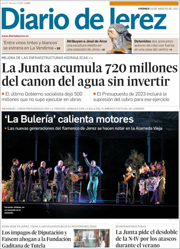 Portada de Diario de Jerez (España)
