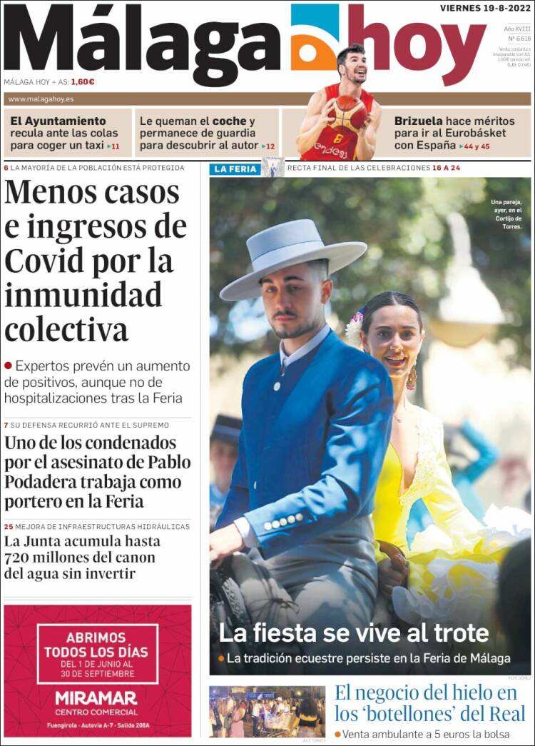 Portada de Málaga Hoy (España)