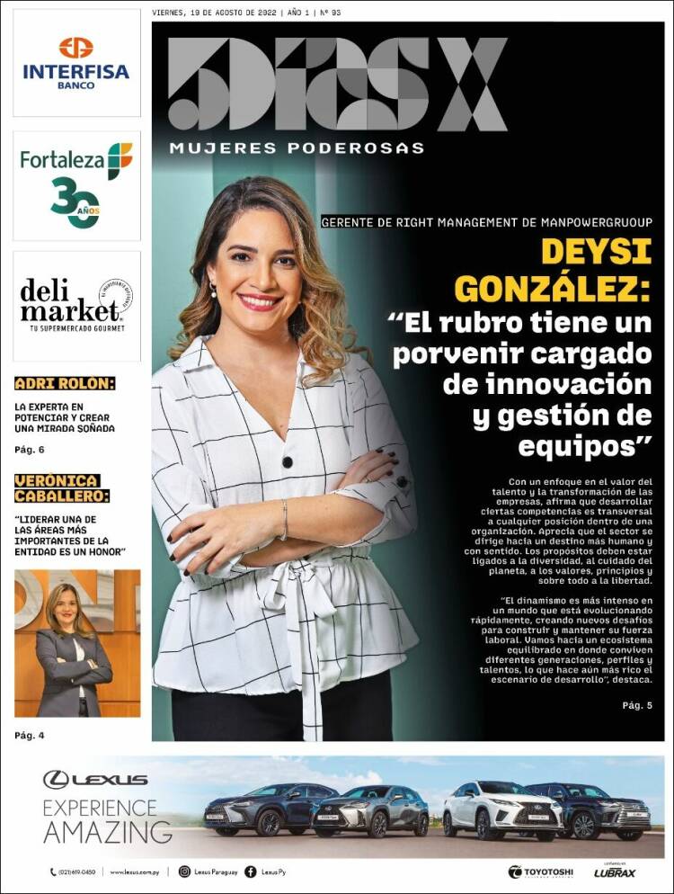 Portada de 5 Días (Paraguay)