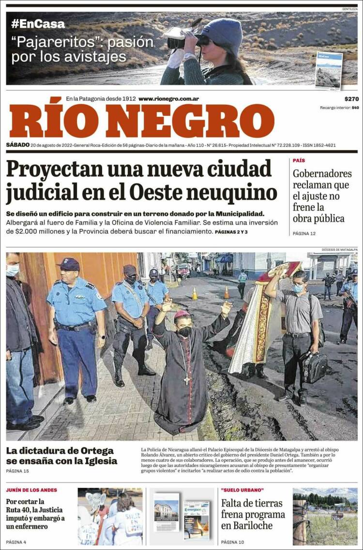 Portada de Rio Negro (Argentina)