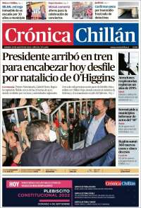 Portada de Crónica Chillán (Chile)