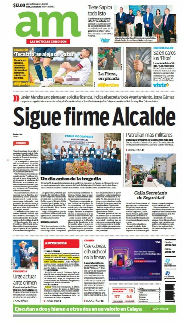 Portada de Al Día A.M. (México)