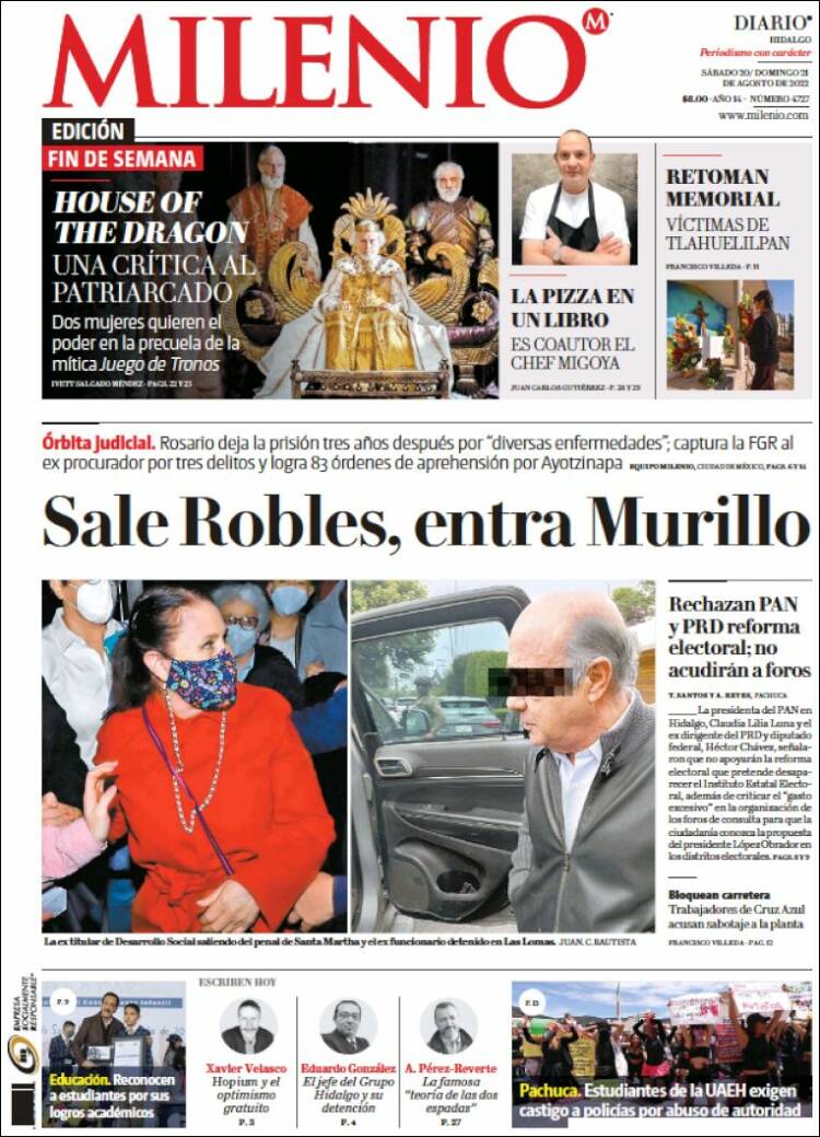 Portada de Milenio de Hidalgo (México)