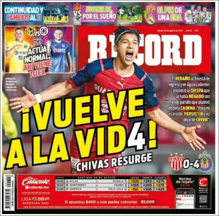 Portada de Record (México)