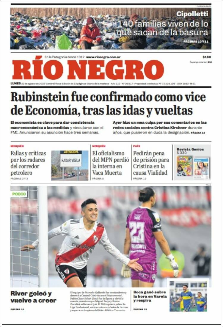 Portada de Rio Negro (Argentina)