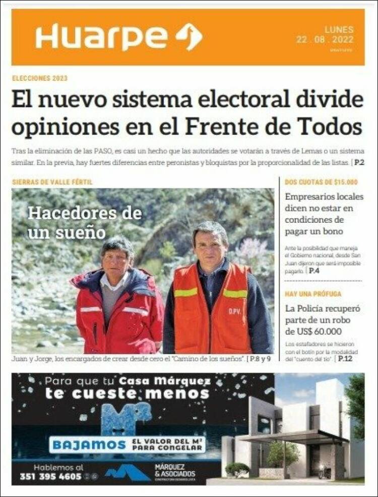 Portada de Huarpe (Argentina)