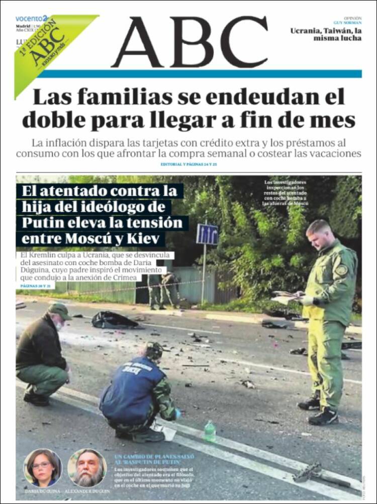Portada de ABC (España)