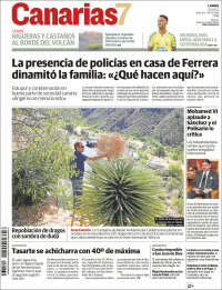 Portada de Canarias 7 (España)