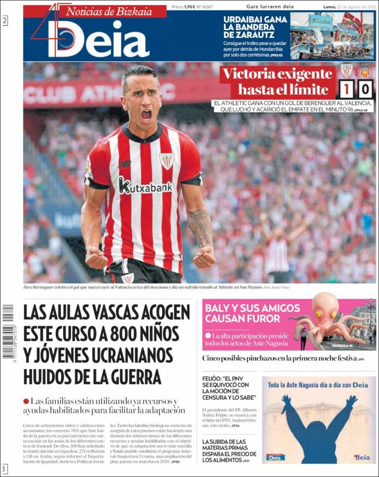 Portada de Deia (España)