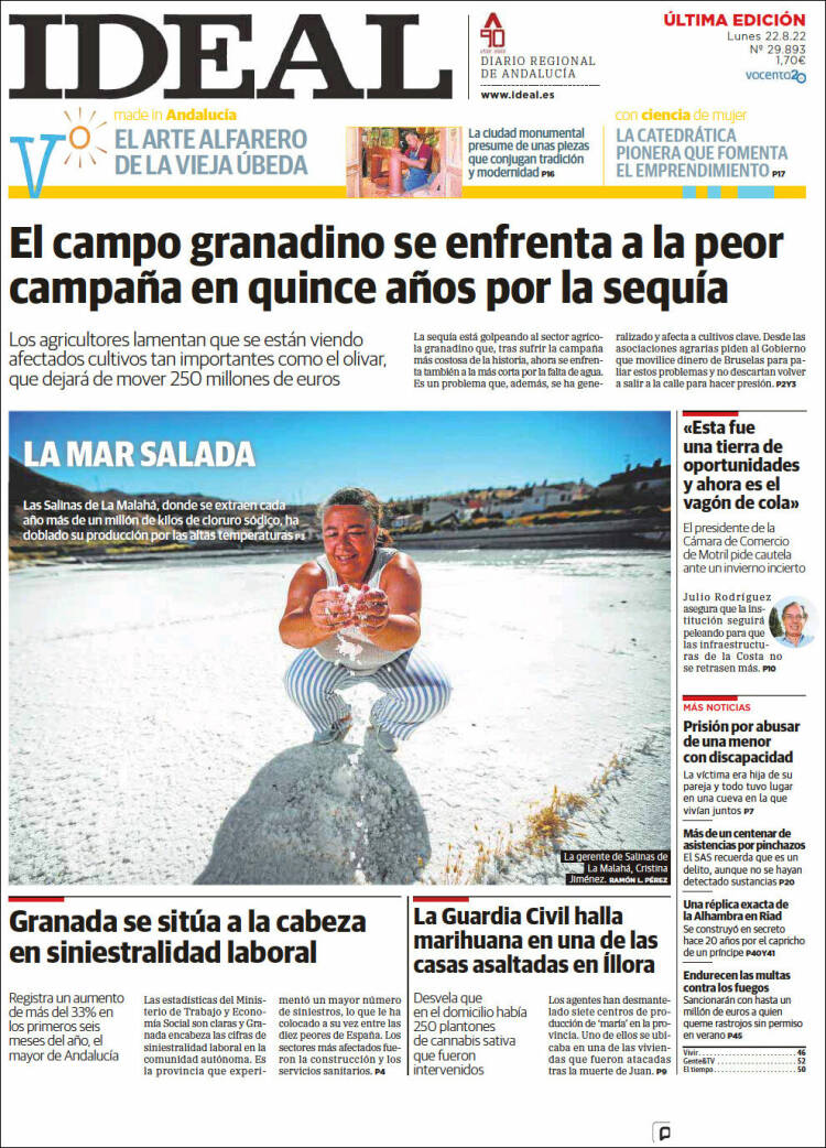 Portada de Ideal (España)