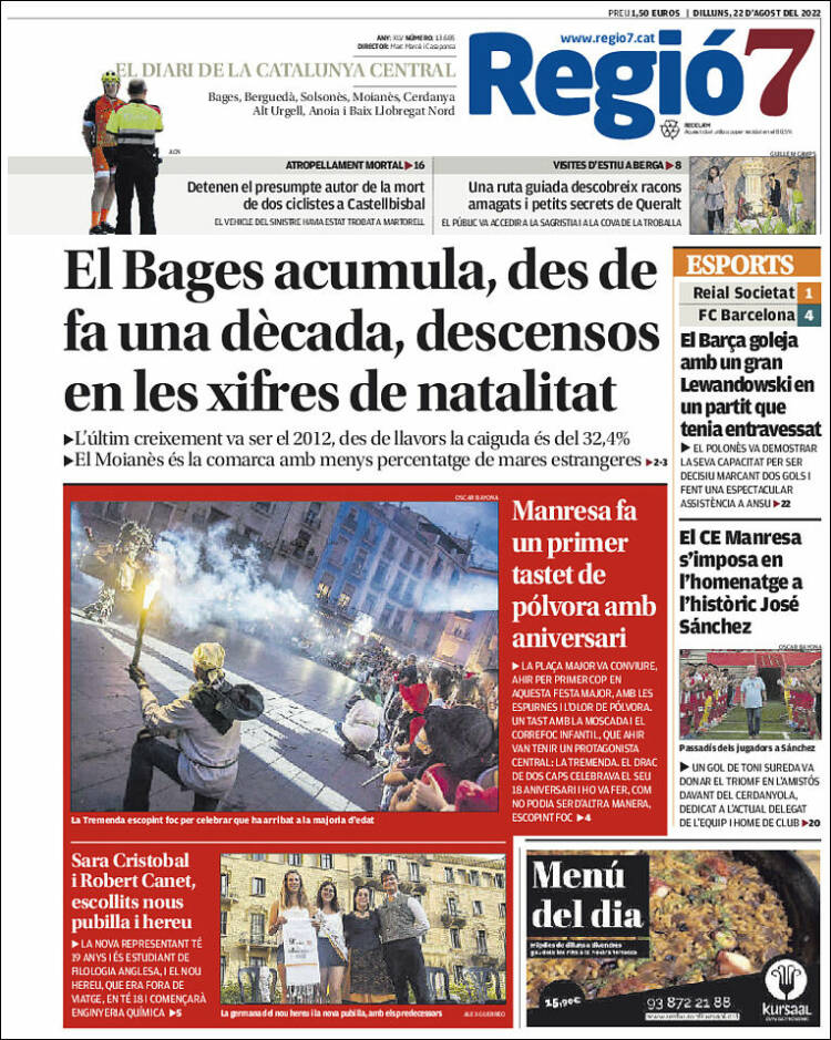 Portada de Regio7 (España)