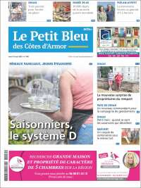 Portada de Le Petit Bleu (Francia)