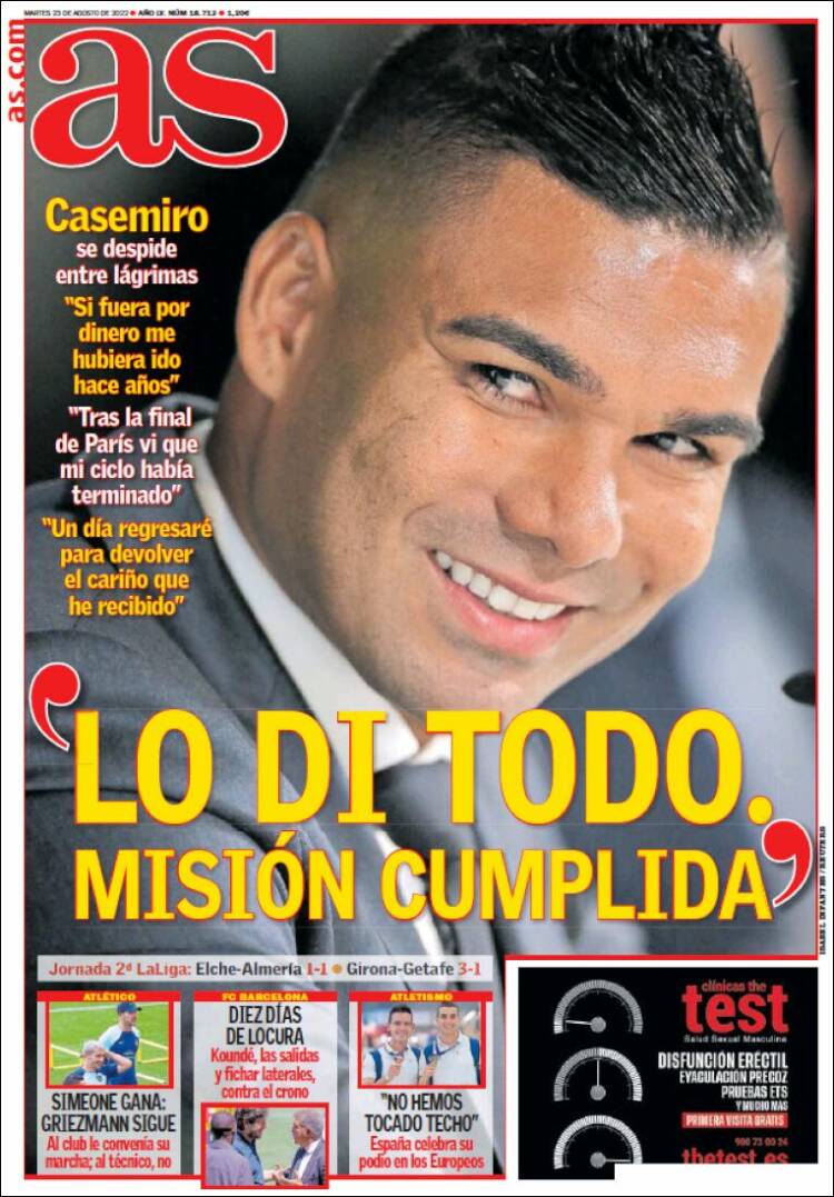 Portada de As (España)