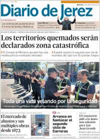 Portada de Diario de Jerez (España)